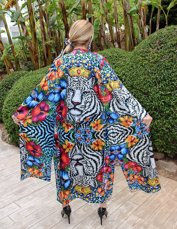 Miniatura: Kimono largo de tigre
