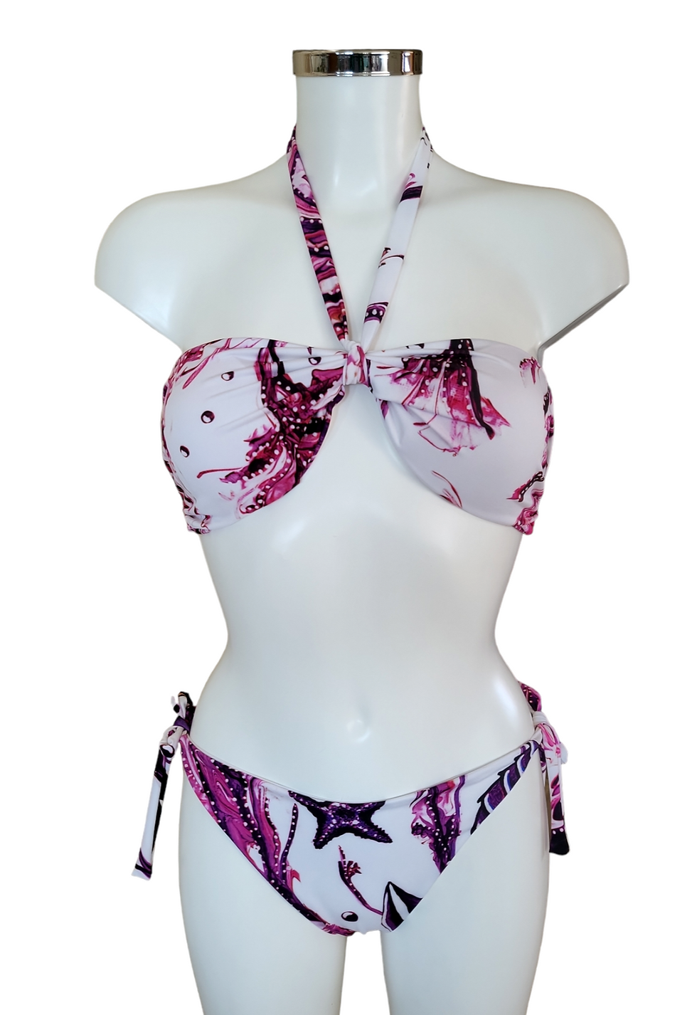 Miniatura: Bikini caballito de mar morado