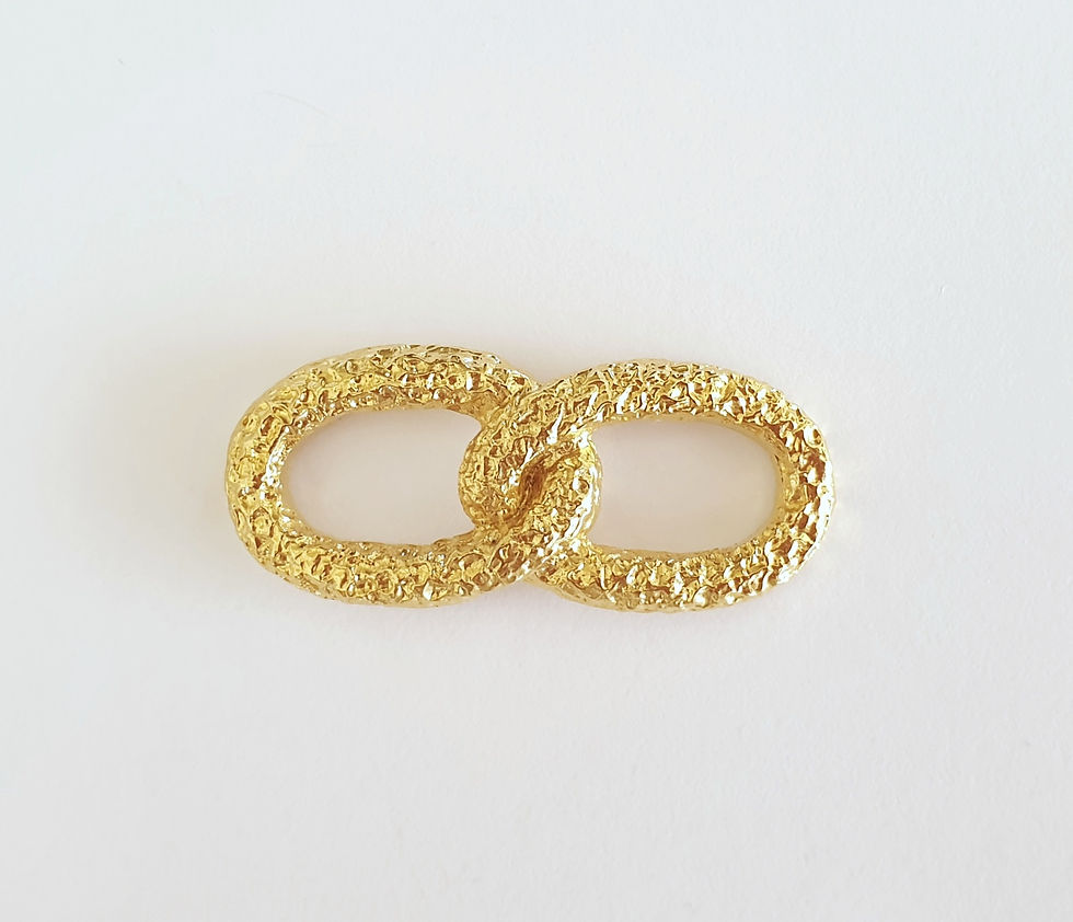 Miniatura: Anillo Gold Join Infinity para pulsera de seda