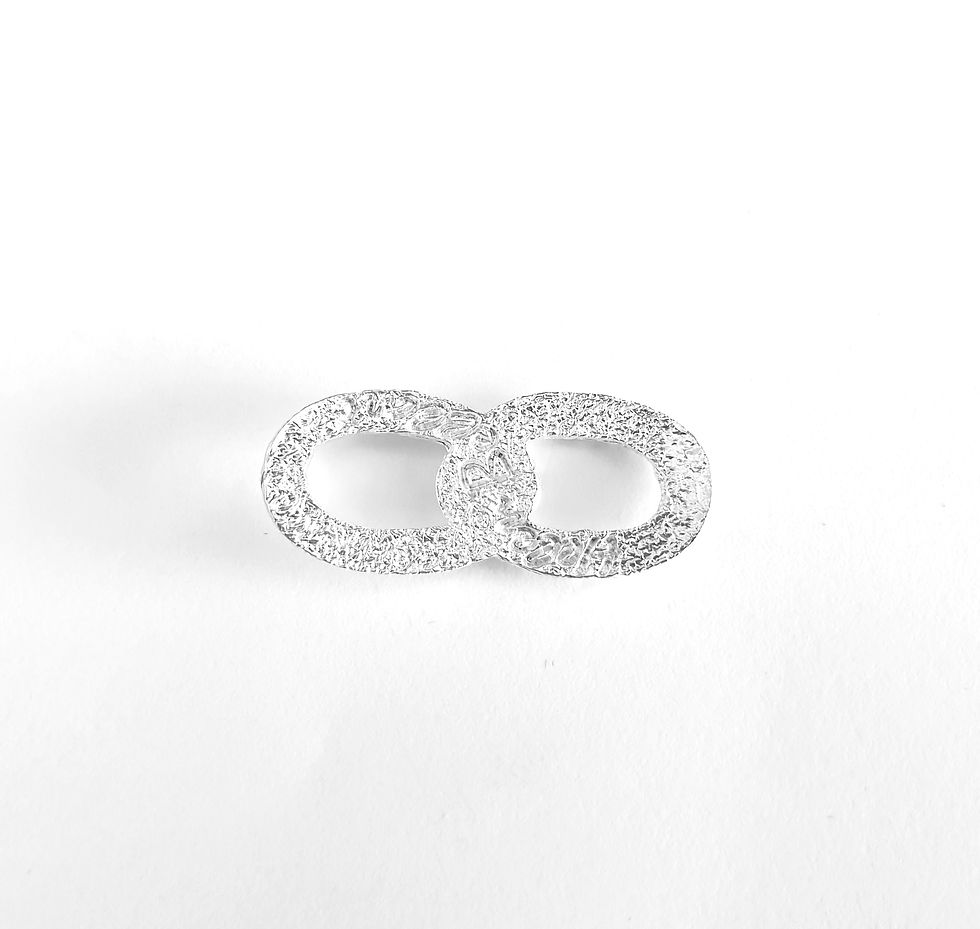 Miniatura: Silver Join Infinity Ring para pulsera de seda