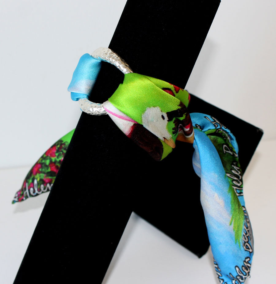 Thumbnail: Golf Lady silk bracelet