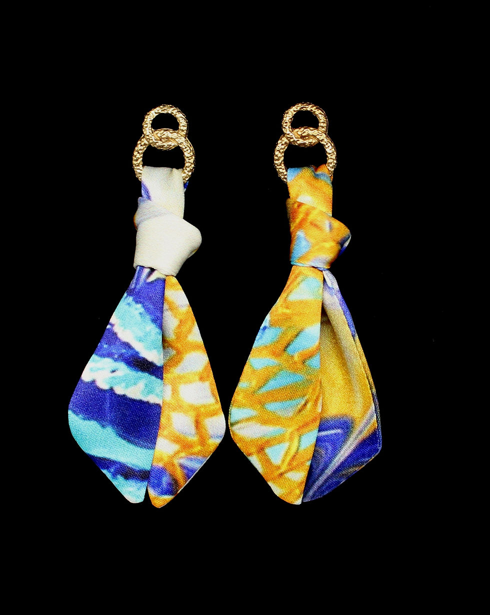 Thumbnail: Corals tie earring & bracelet
