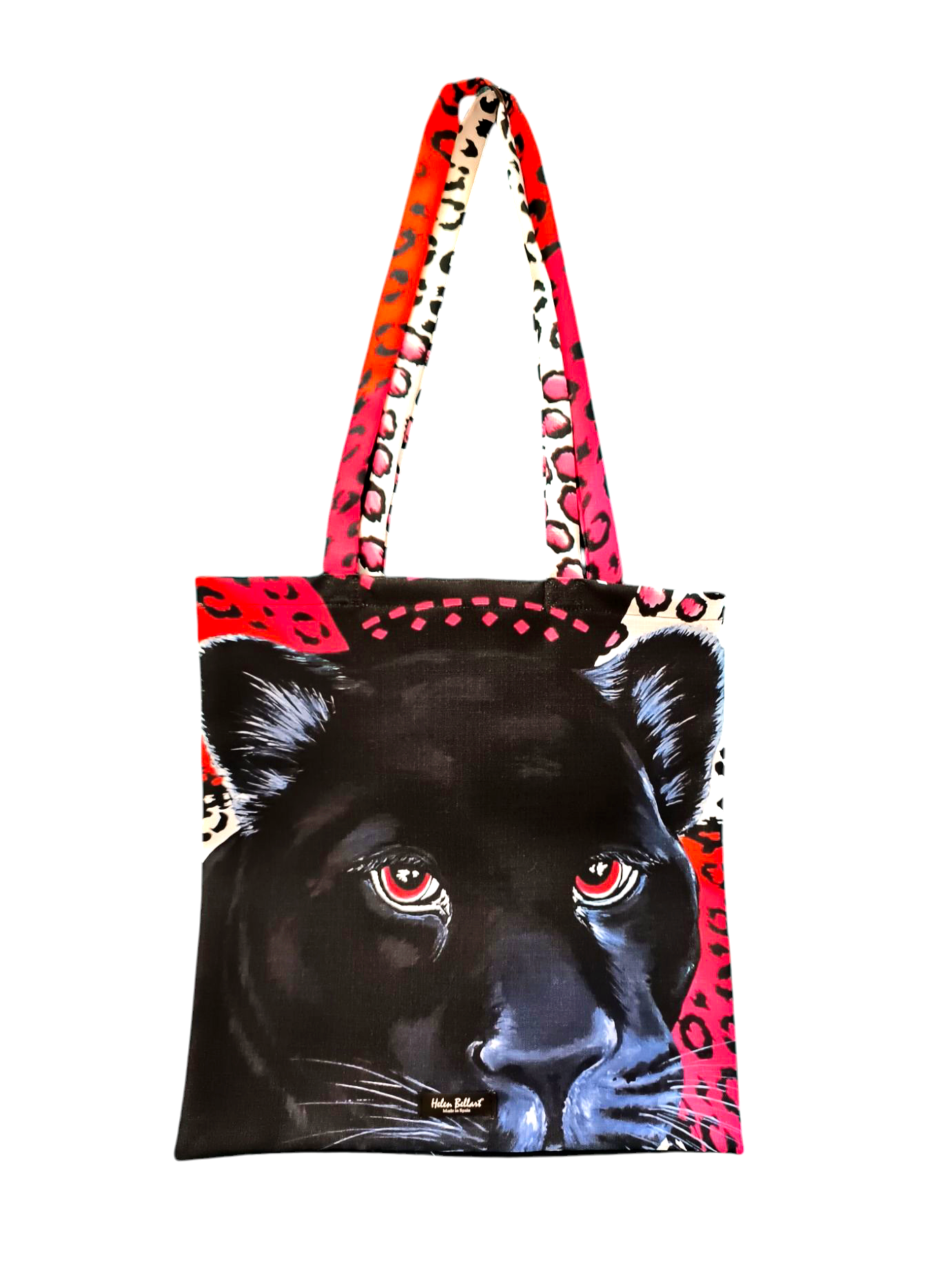 Black Leopard Tote bag