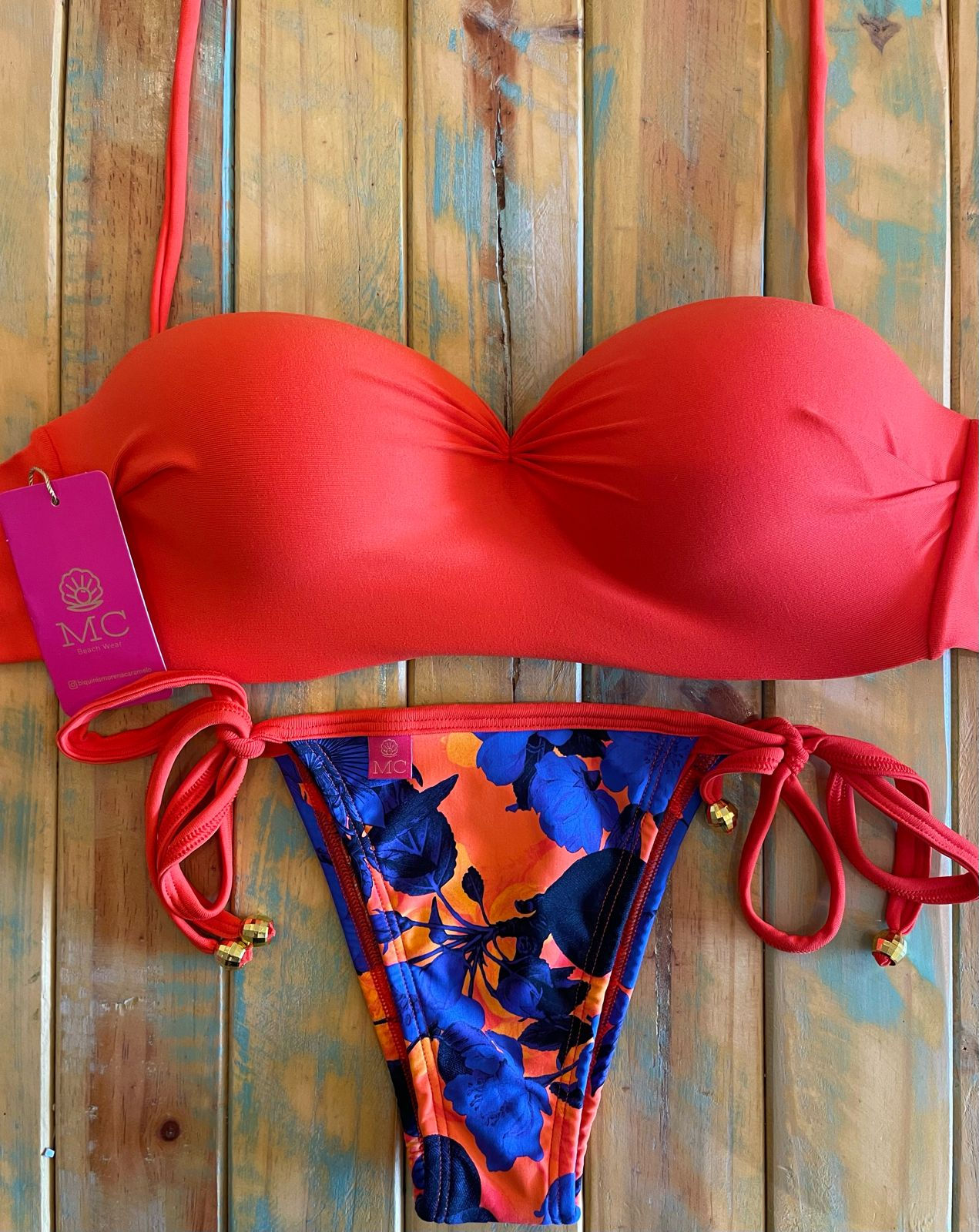 Tomara Que Caia Laranja e Calcinha Lacinho Outono