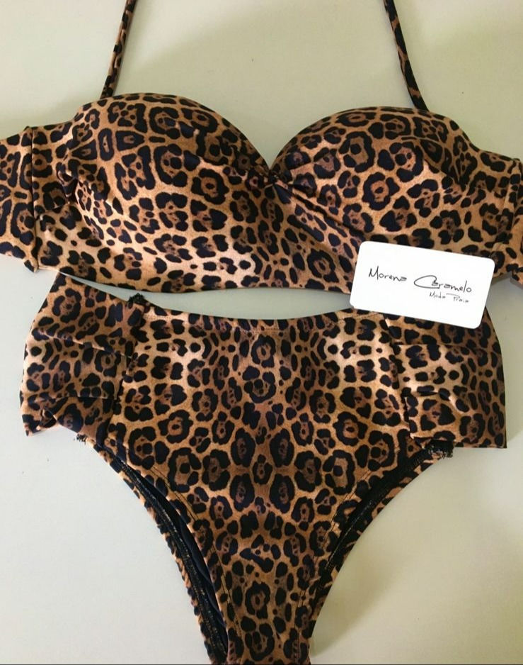 Tomara Que Caia e Calcinha Bombom Cós Alto Onça