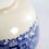 Thumbnail: Blue Willow Transferware Bowl with Glass Pedestal, Blue Flow China