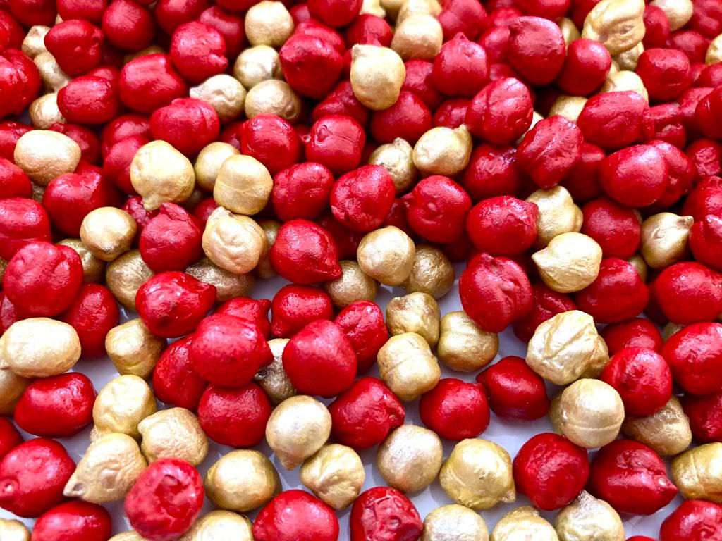 Red & Gold Chickpeas - Chinese New Year