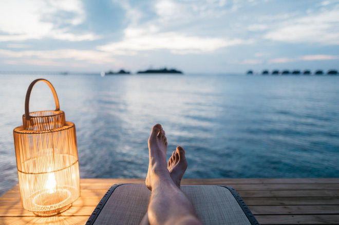 Picture of A Person Relaxing in Tampa Bay
