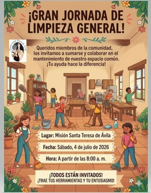 Gran Jornada de Limpieza General- Sábado 4 de julio de 2026