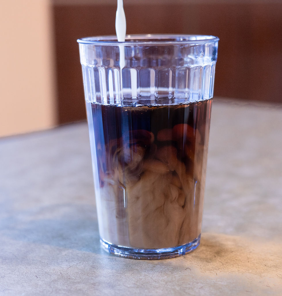 Iced Coffee on a Table