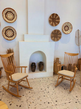 Pueblo living room styling