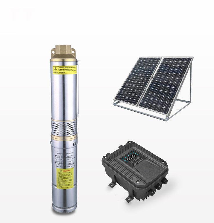 Thumbnail: 3 inch Solar Submersible Water Pump 300W 24V