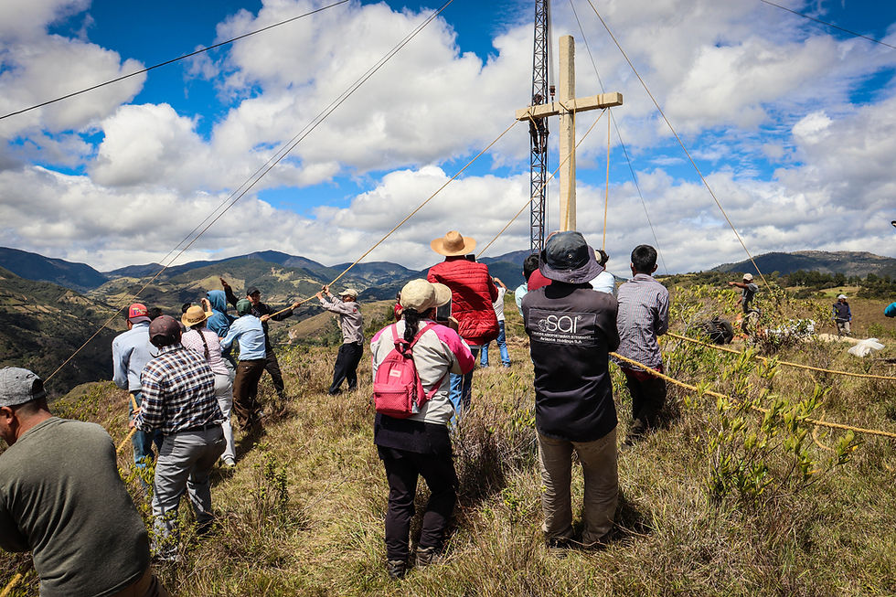 La sagrada Cruz que acompaña a Buesaco, un nuevo monumento para la historia del municipio.