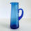 Thumbnail: A Tall Blue Glass Water Jug, c.1880