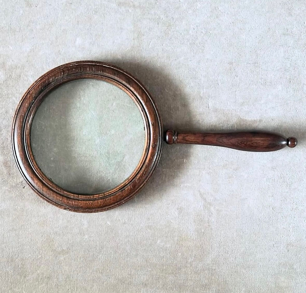Thumbnail: A William IV Period Rosewood Gallery Glass, c.1830