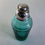 Thumbnail: A Deco Green Glass and Silver Plated Cocktail Shaker, c.1930