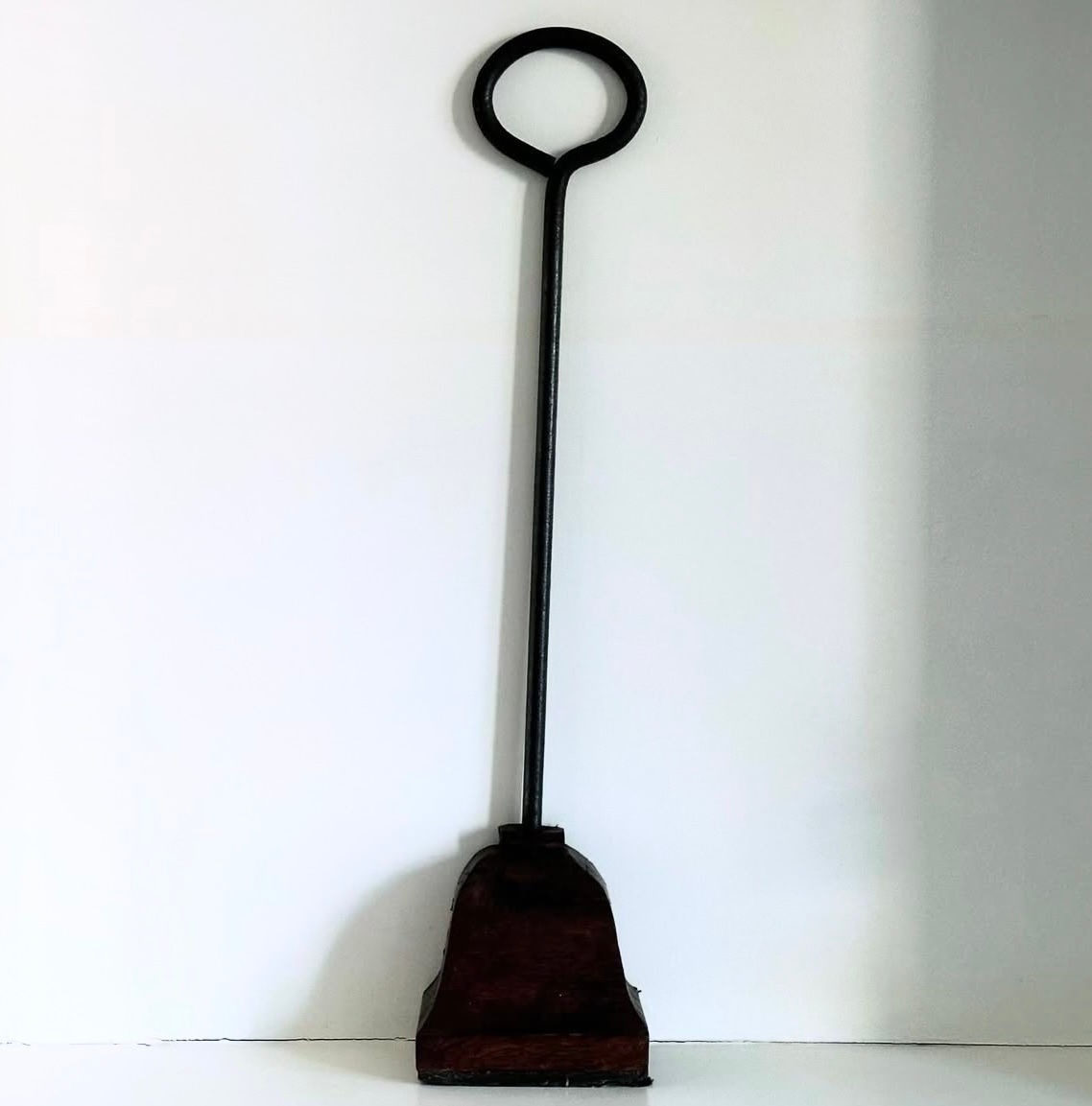 A Tall Victorian Country House Oak Doorstop, c.1880