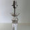 Thumbnail: A Tall Victorian Clear Glass Column Lamp, c.1880
