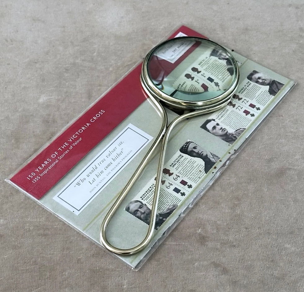 Thumbnail: A First World War Brass Campaign Magnifying Glass, c.1915
