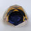 Thumbnail: A Murano Sommerso Blue and Yellow Glass Bowl, c.1960