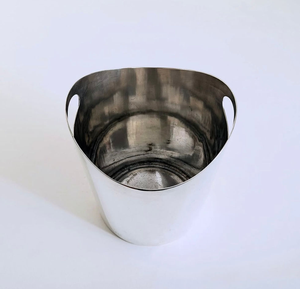 Thumbnail: A Deco Period Silver Plated Ice Bucket by Walker & Hall, c.1920