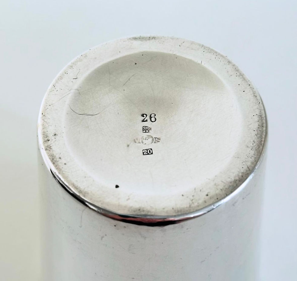 Thumbnail: A Deco Silver Plated Cocktail Shaker, c.1930