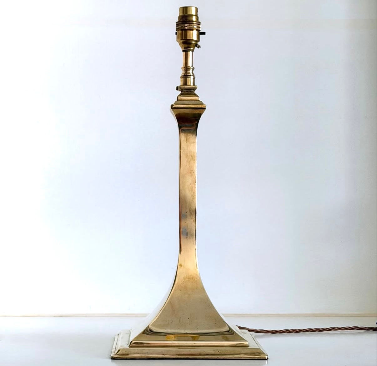 An Admiralty Brass Lamp, c.1910