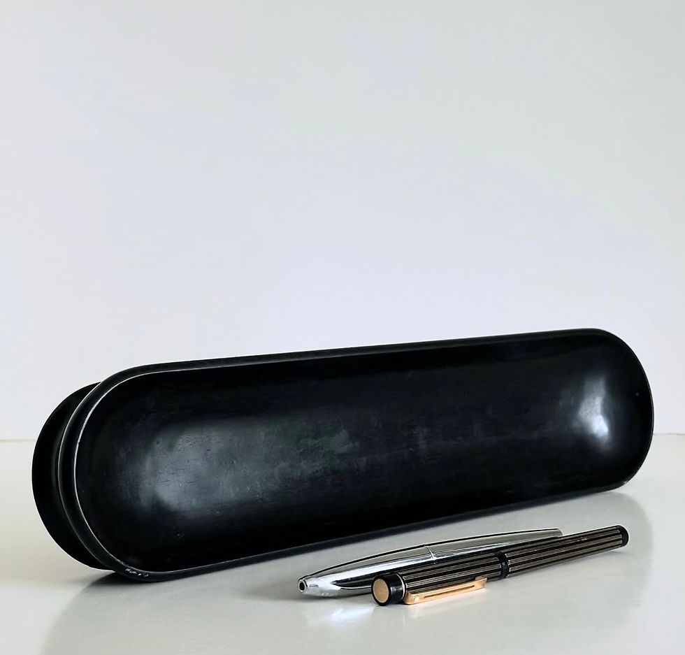 Thumbnail: A Victorian Long Ebony Desk Tidy, c.1880