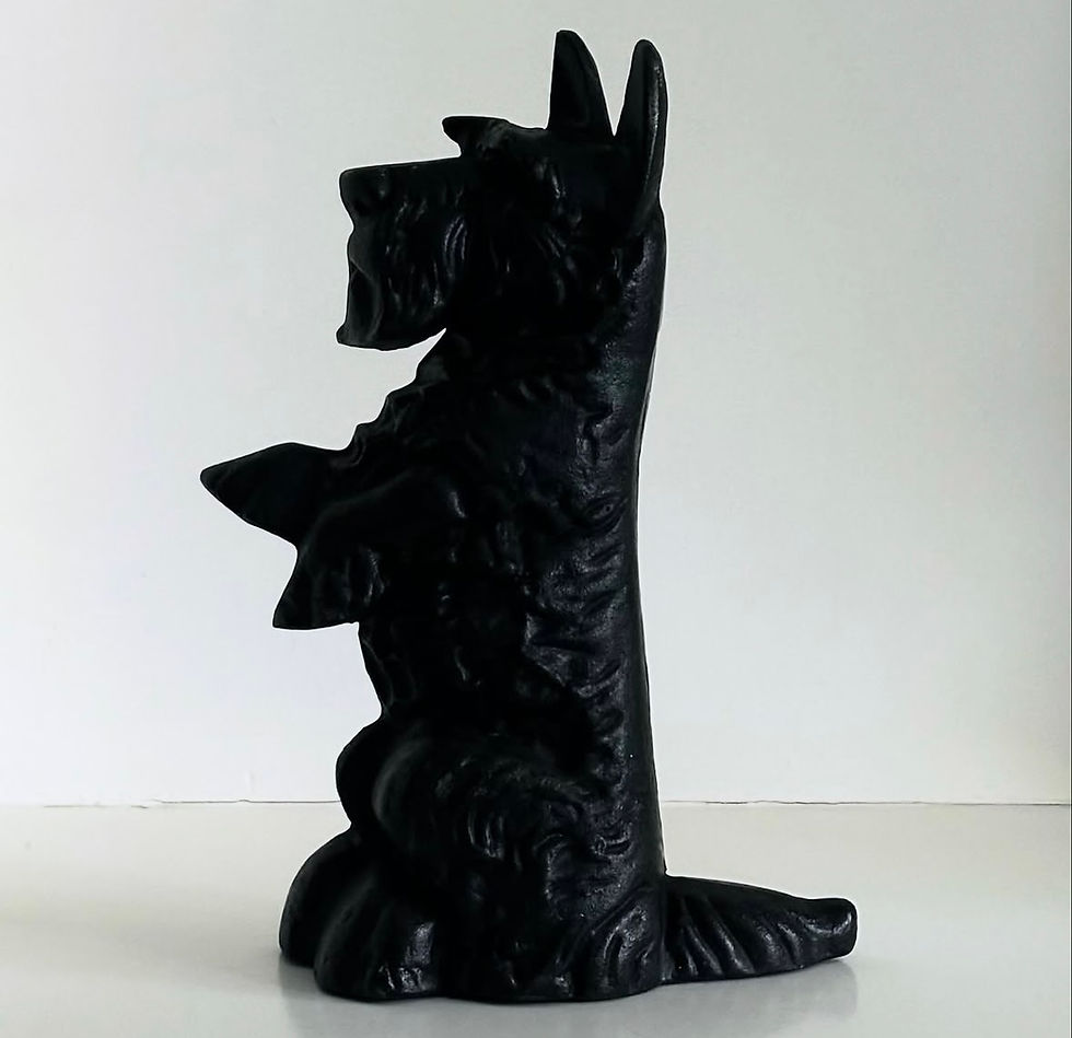 Thumbnail: A Victorian Cast Iron Scottish Terrier or Scottie Dog Doorstop, c.1880