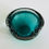 Thumbnail: A Murano Bullicante Turquoise Glass Bowl, c.1960