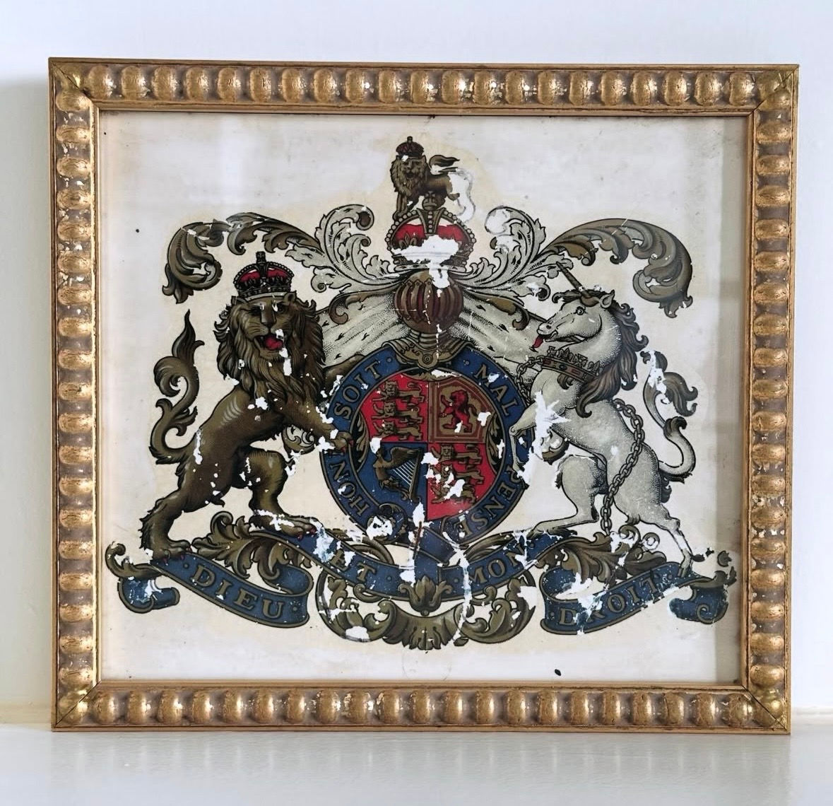 Queen Elizabeth II Royal Coat of Arms, c.1955