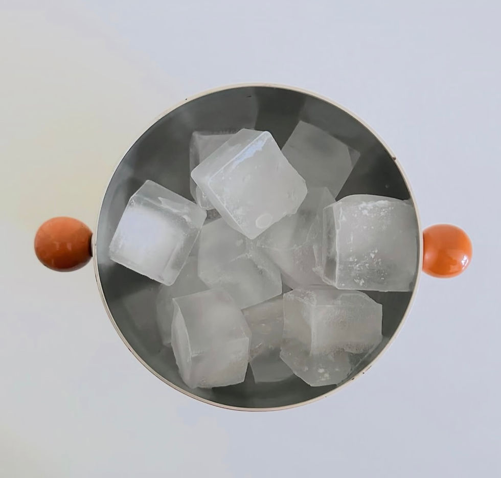 Thumbnail: A Deco Period Silver Plated and Bakelite Ice Pail, c.1930