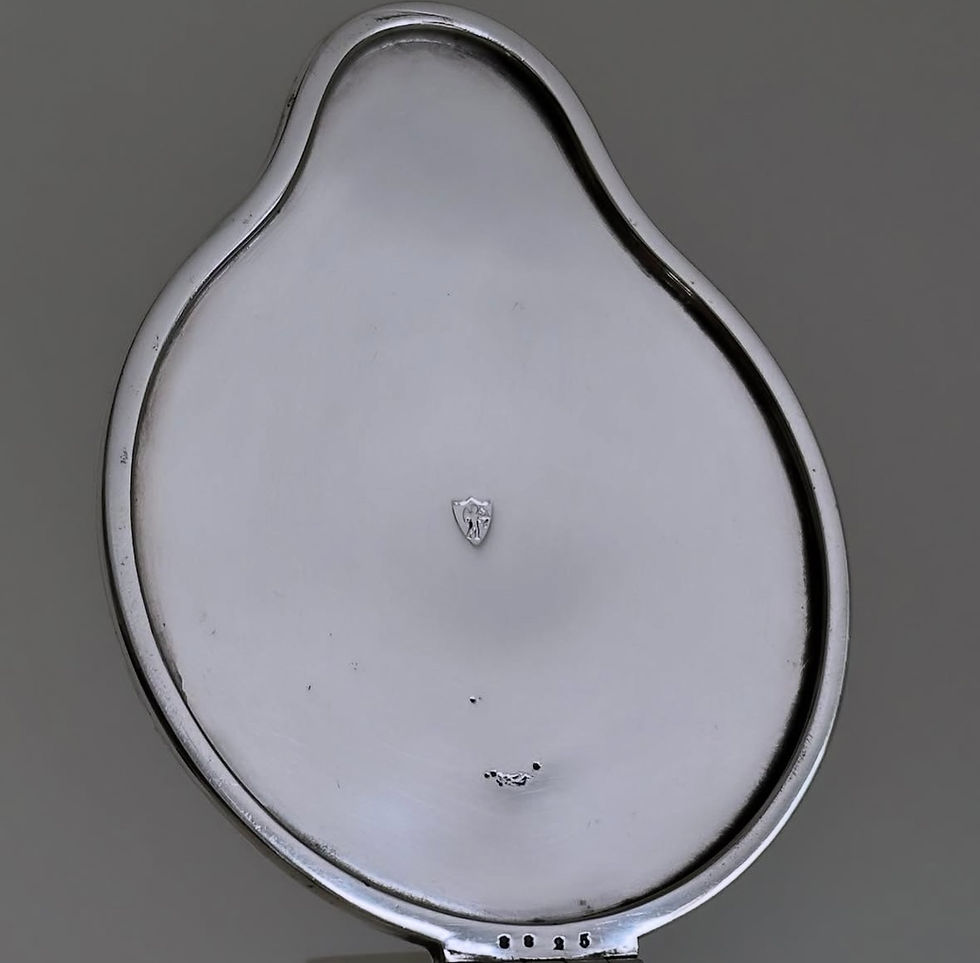 Thumbnail: A Large Silver Plated and Clear Glass Jug by John Grinsell & Sons, c.1920