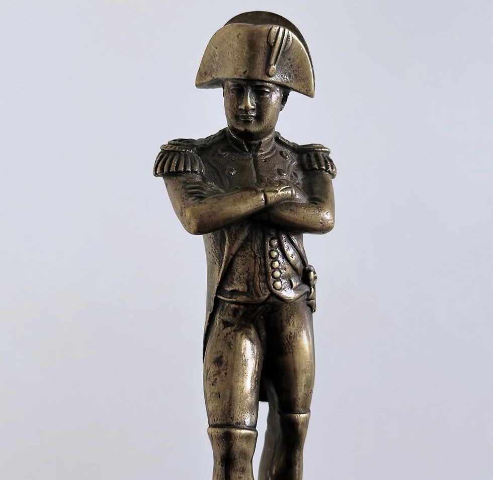 Thumbnail: A Standing Bronze Figure of Napoleon Bonaparte, c.1870