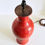 Thumbnail: A Tall Republic Period Mottled Orange Glazed Porcelain Vase Lamp, c.1930