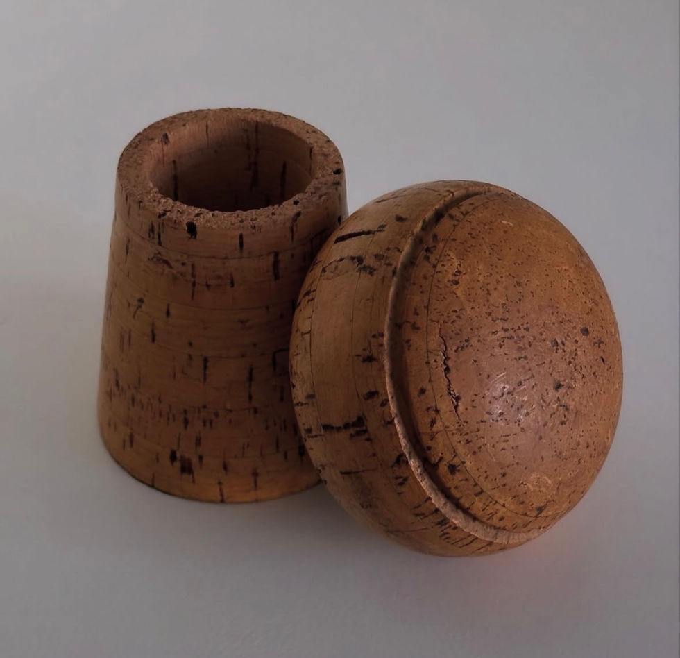 Thumbnail: An Oversized Champagne Cork Container, c.1960