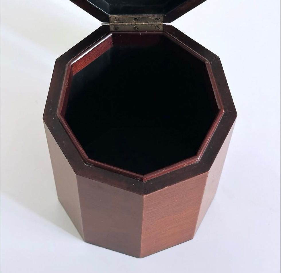 Thumbnail: An Edwardian Nonagon Mahogany Box, c.1910