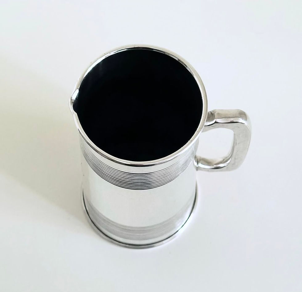 Thumbnail: A Deco Silver Plated Cocktail Pitcher, c.1920