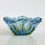 Thumbnail: A Pale Blue, Clear and Yellow Art Glass Bowl, c.1960