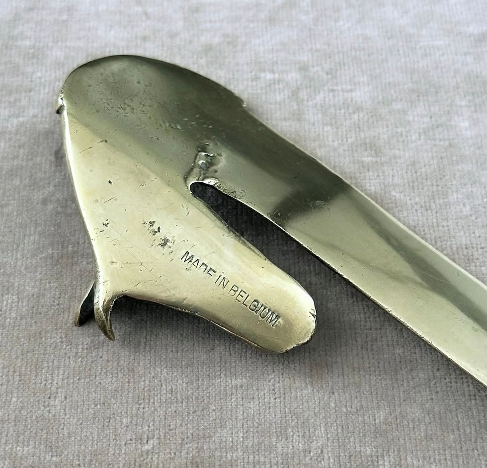 Thumbnail: A Brass Horse Head Letter Opener, c.1930