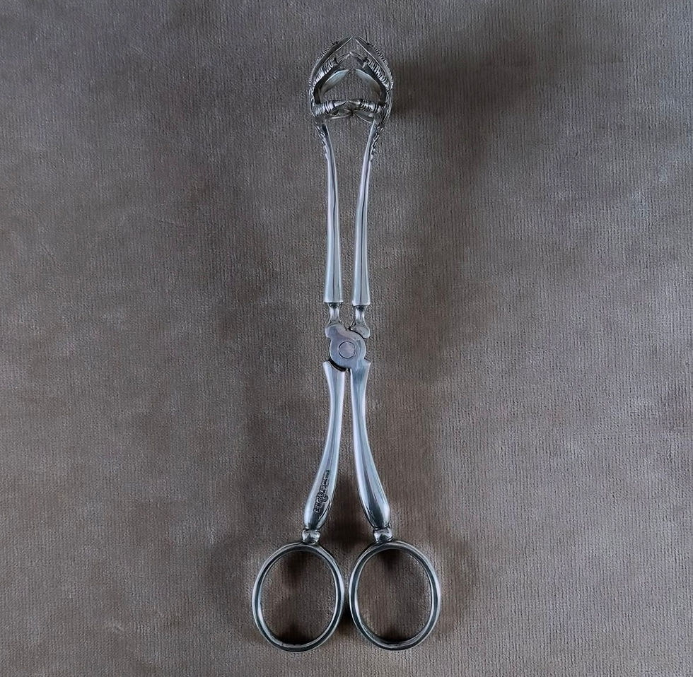 A Pair of Deco Claw Ice Tongs, c.1920