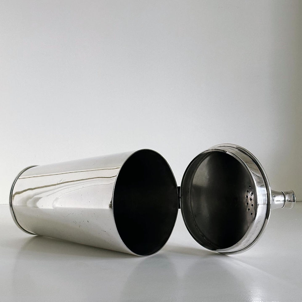 Thumbnail: A Large American Cocktail Shaker by Meriden Britannia Company, c.1930