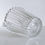 Thumbnail: A Deco Reeded Glass Ice Bucket, c.1930