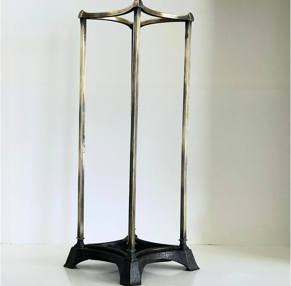 Thumbnail: A Late 19th Century Brass Umbrella Stand by William Tonks & Sons, c.1870