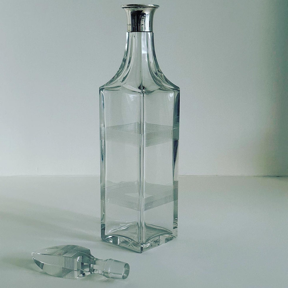 Thumbnail: A George V Period Decanter by Hukin & Heath, c.1935