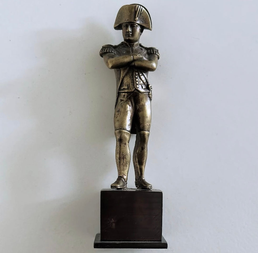 Thumbnail: A Standing Bronze Figure of Napoleon Bonaparte, c.1870