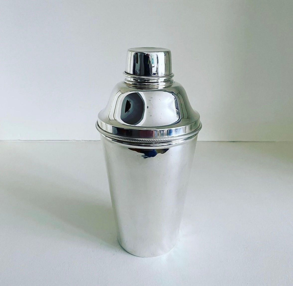 A Deco Cocktail Shaker by James Dixon & Sons