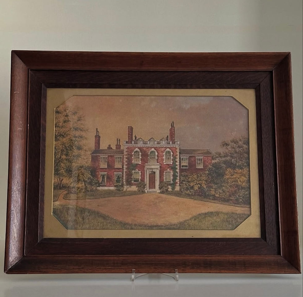 Thumbnail: A Mid 19th Century Country House Watercolour Portrait by L.Wilson, c.1864