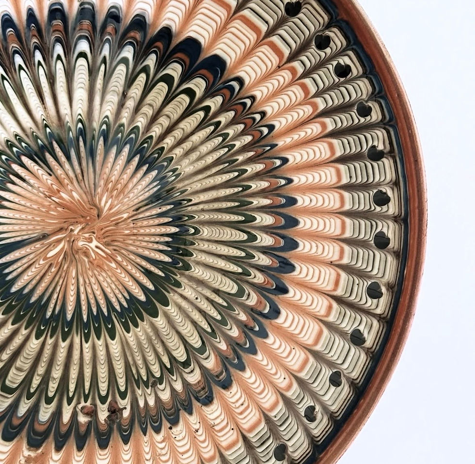 Thumbnail: A Terracotta Glazed Slipware Bowl, c.1960