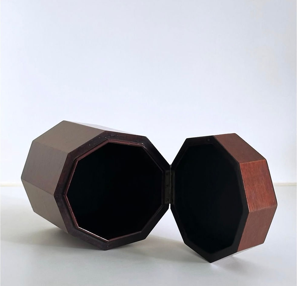 Thumbnail: An Edwardian Nonagon Mahogany Box, c.1910